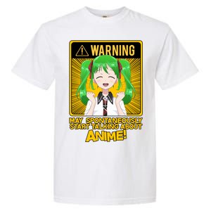 Warning May Spontaneously Start Talking About Anime Garment-Dyed Heavyweight T-Shirt