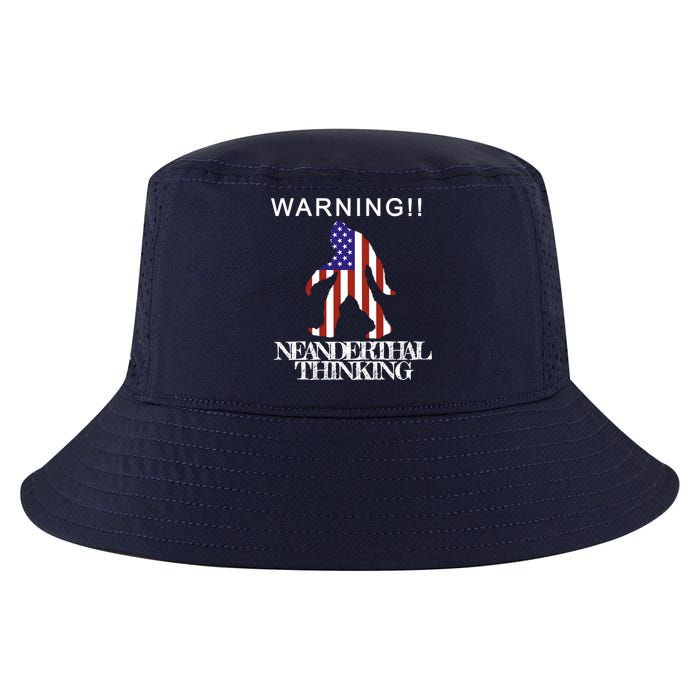 Warning Neanderthal Thinking Bigfoot Cool Comfort Performance Bucket Hat