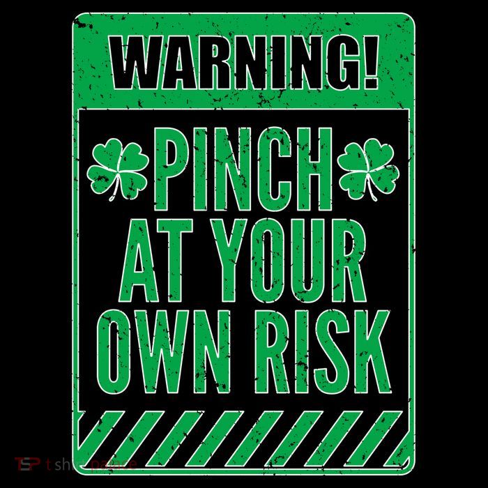 Warning Pinch At Your Own Risk Drawstring Bag