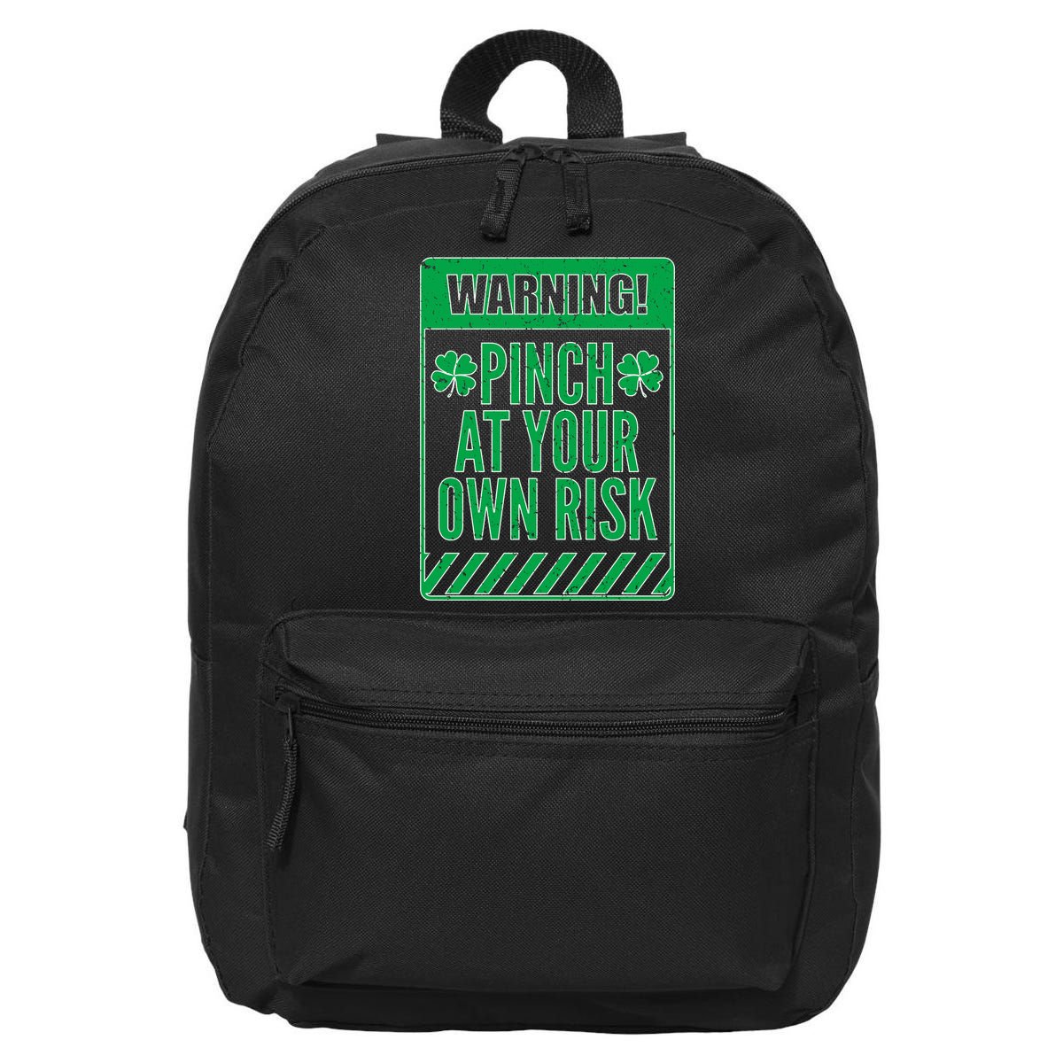 Warning Pinch At Your Own Risk 16 in Basic Backpack