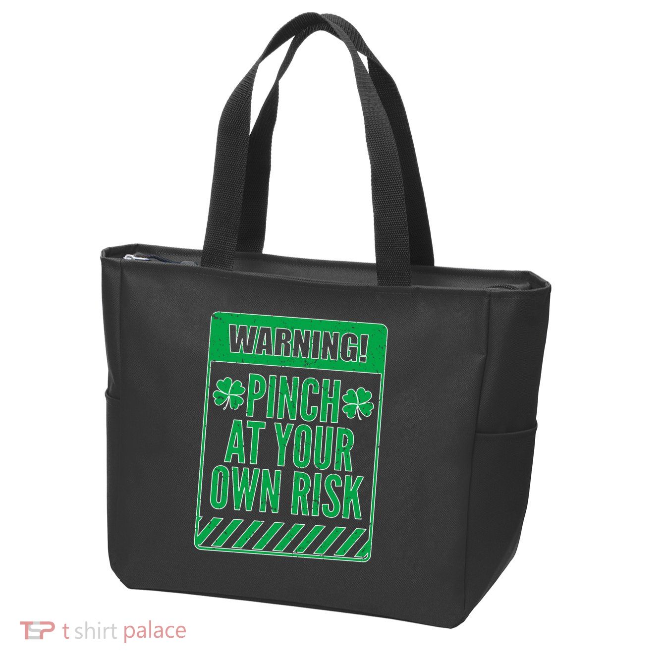 Warning Pinch At Your Own Risk Zip Tote Bag