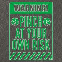 Warning Pinch At Your Own Risk Cotton Canvas Backpack
