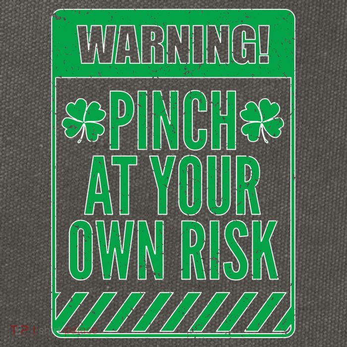 Warning Pinch At Your Own Risk Cotton Canvas Backpack
