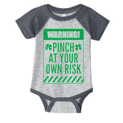 Warning Pinch At Your Own Risk Infant Baby Jersey Bodysuit