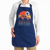 What a save Vintage Retro Rocket Soccer Car Apron