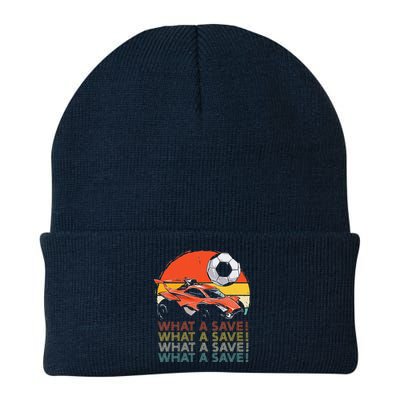 What a save Vintage Retro Rocket Soccer Car Beanie