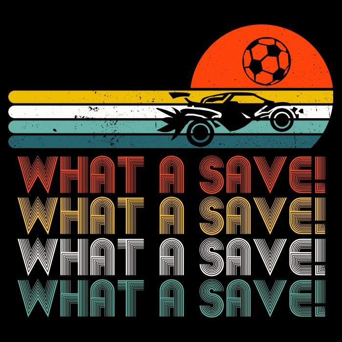 What A Save Vintage Retro Rocket Soccer Car League Backpack