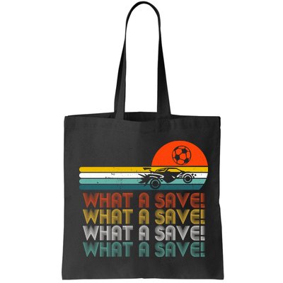 What A Save Vintage Retro Rocket Soccer Car League Bag