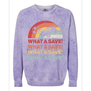 What A Save Rocket Soccer Car League Colorblast Crewneck Sweatshirt