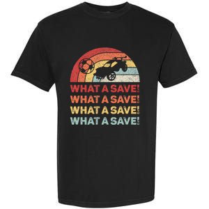 What A Save Rocket Soccer Car League Garment-Dyed Heavyweight T-Shirt