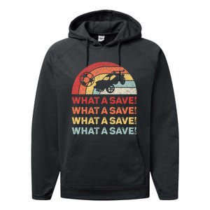 What A Save Rocket Soccer Car League Performance Fleece Hoodie