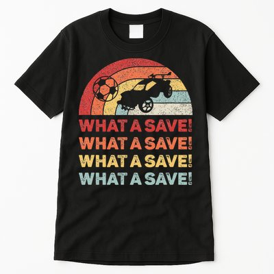 What A Save Rocket Soccer Car League Tall T-Shirt