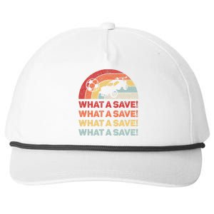 What A Save Rocket Soccer Car League Snapback Five-Panel Rope Hat