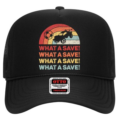 What A Save Rocket Soccer Car League Trucker Hat