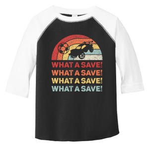 What A Save Rocket Soccer Car League Toddler Fine Jersey T-Shirt