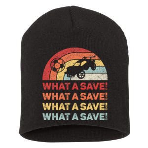 What A Save Rocket Soccer Car League Short Acrylic Beanie