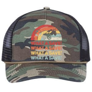 What A Save Rocket Soccer Car League Retro Rope Trucker Hat Cap