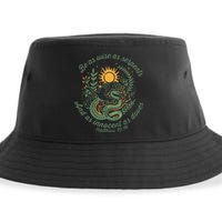 Wise As Serpents Innocent As Doves Christian Bible Verse Sustainable Bucket Hat