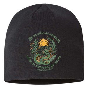 Wise As Serpents Innocent As Doves Christian Bible Verse Sustainable Beanie