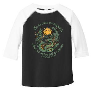 Wise As Serpents Innocent As Doves Christian Bible Verse Toddler Fine Jersey T-Shirt