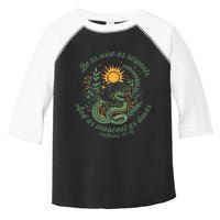 Wise As Serpents Innocent As Doves Christian Bible Verse Toddler Fine Jersey T-Shirt