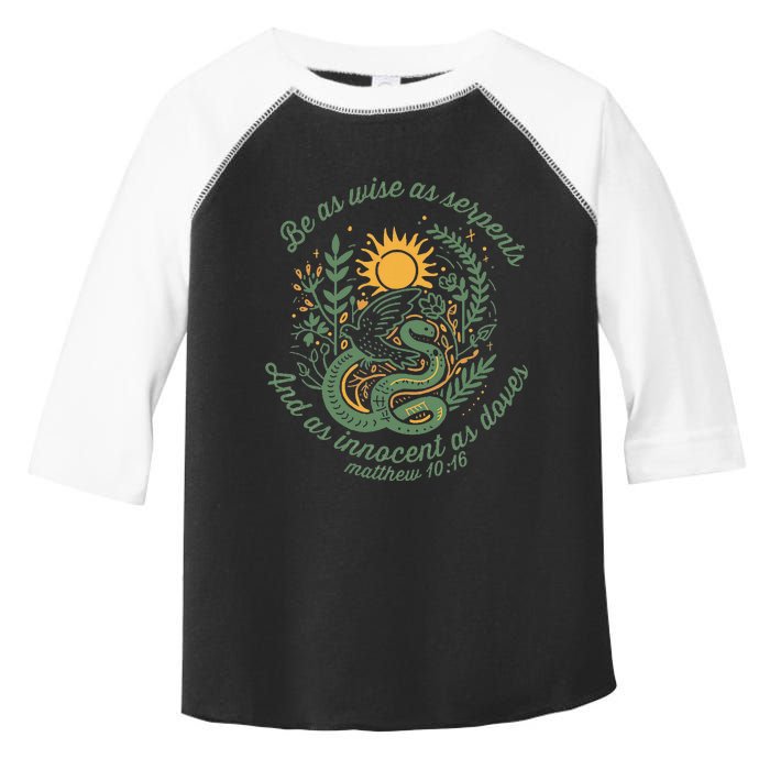 Wise As Serpents Innocent As Doves Christian Bible Verse Toddler Fine Jersey T-Shirt