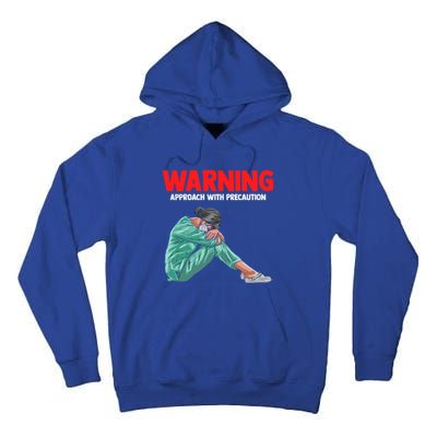 Warning A Stress Student Nurse At Nursing School Great Gift Tall Hoodie