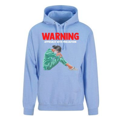 Warning A Stress Student Nurse At Nursing School Great Gift Unisex Surf Hoodie