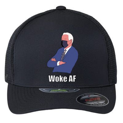 Woke Af Sleeping Joe Biden Sleepy Boi President Meaningful Gift Flexfit Unipanel Trucker Cap