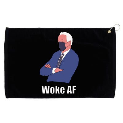 Woke Af Sleeping Joe Biden Sleepy Boi President Meaningful Gift Grommeted Golf Towel