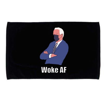 Woke Af Sleeping Joe Biden Sleepy Boi President Meaningful Gift Microfiber Hand Towel