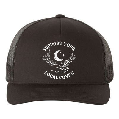 Witch Aesthetic Support Your Local Coven Yupoong Adult 5-Panel Trucker Hat