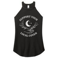 Witch Aesthetic Support Your Local Coven Women's Perfect Tri Rocker Tank