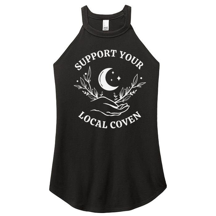 Witch Aesthetic Support Your Local Coven Women's Perfect Tri Rocker Tank