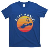 What A Save Vintage Retro Rocket Soccer Car League T-Shirt