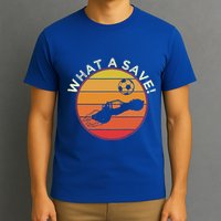 What A Save Vintage Retro Rocket Soccer Car League T-Shirt