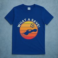 What A Save Vintage Retro Rocket Soccer Car League T-Shirt