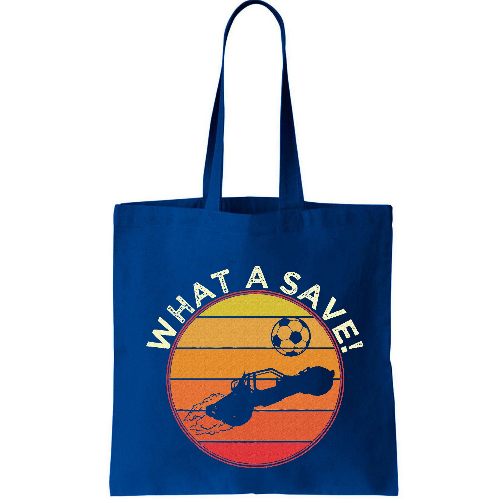 What A Save Vintage Retro Rocket Soccer Car League Bag