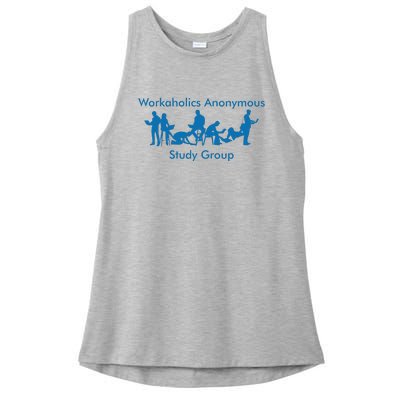 Workaholics Anonymous Study Group Ladies PosiCharge Tri-Blend Wicking Tank