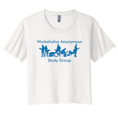 Workaholics Anonymous Study Group Women's Crop Top Tee