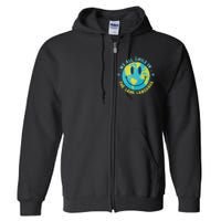 We All Smile In The Same Language Funny Esl Teacher Full Zip Hoodie