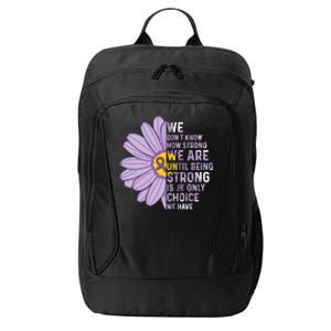 We Are Strongcool Gift Autoimmune Disease Awareness Supporter Ribbon Gift City Backpack