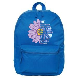 We Are Strongcool Gift Autoimmune Disease Awareness Supporter Ribbon Gift 16 in Basic Backpack