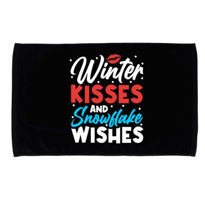 Winter And Snowflake Wishes Gift Microfiber Hand Towel