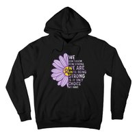 We Are Strong Crohns And Colitis Awareness Supporter Ribbon Hoodie