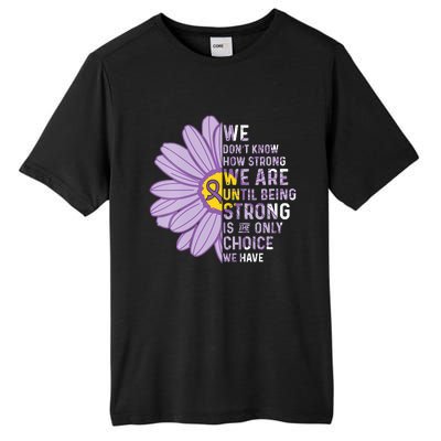 We Are Strong Crohns And Colitis Awareness Supporter Ribbon Tall Fusion ChromaSoft Performance T-Shirt