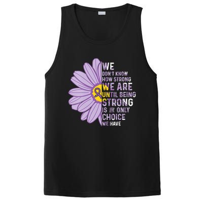 We Are Strong Crohns And Colitis Awareness Supporter Ribbon PosiCharge Competitor Tank