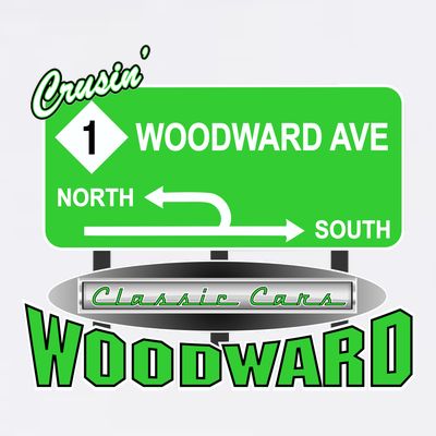 Woodward Ave Street Sign T-Shirt