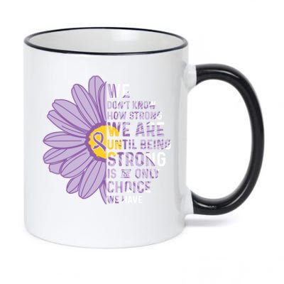 We Are Stronggift Crohns And Colitis Awareness Item Gift 11oz Black Color Changing Mug