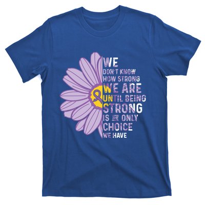 We Are Stronggift Crohns And Colitis Awareness Item Gift T-Shirt